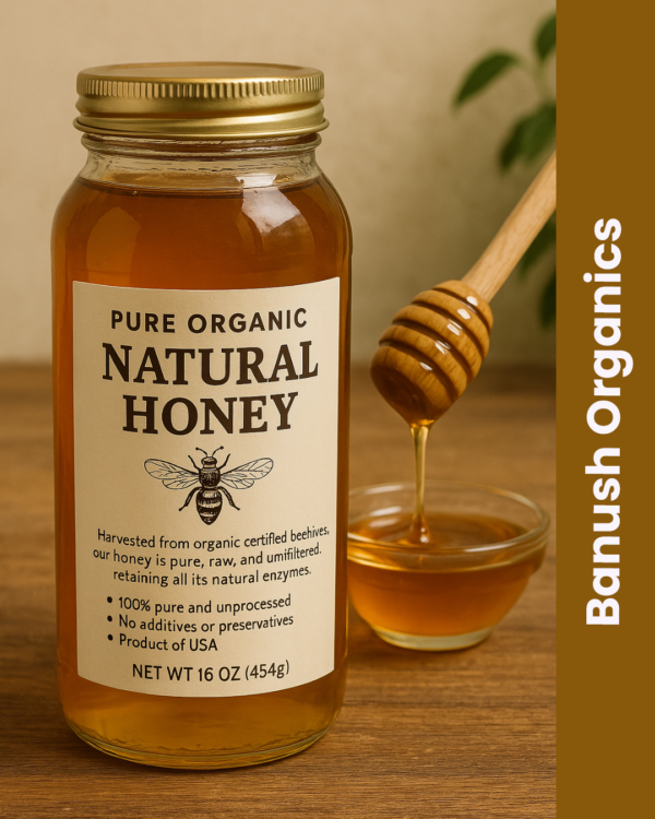 Pure Organic Natural Honey